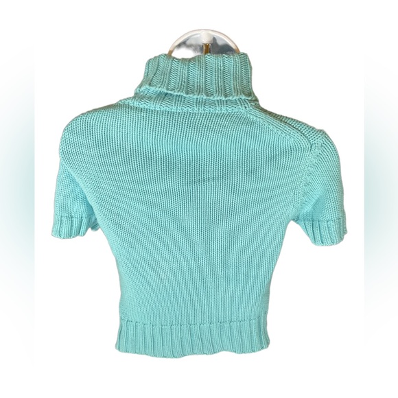 🧣 Moda International Crop Turtleneck Sweater Size S - Picture 2 of 6